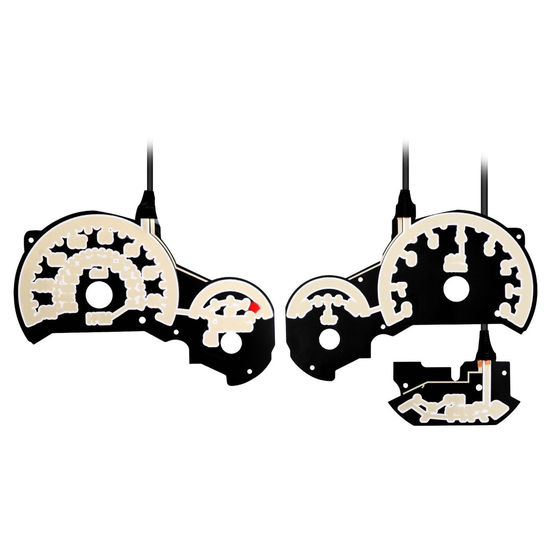 1994-1999 BMW E36 M3 3 Series E92 Style Black Gauge Face White Glow Gauge