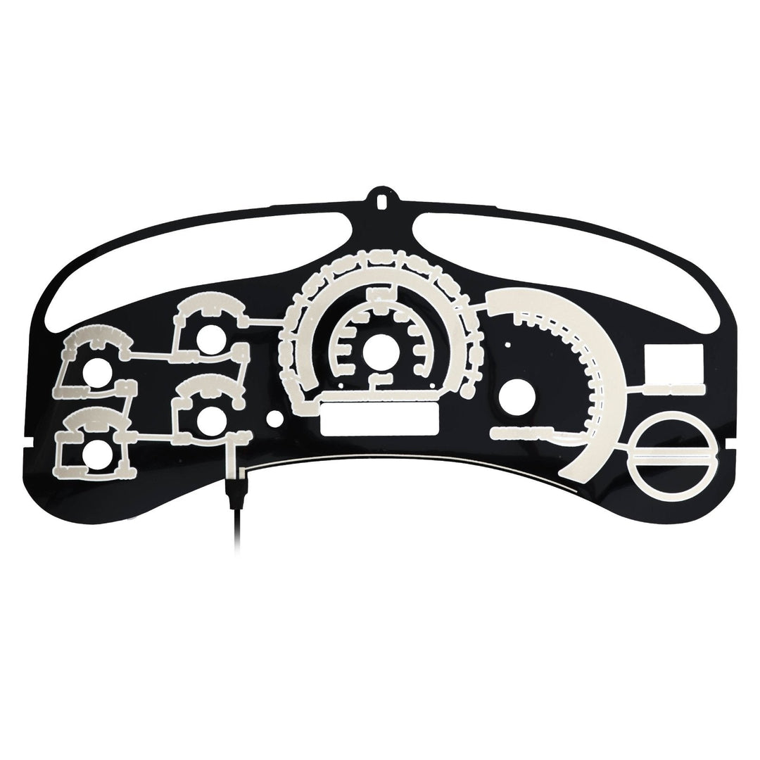 1999 - 2002 Chevrolet Chevy Silverado & Tahoe Black Gauge Face Red Glow Gauge for Instrument Cluster
