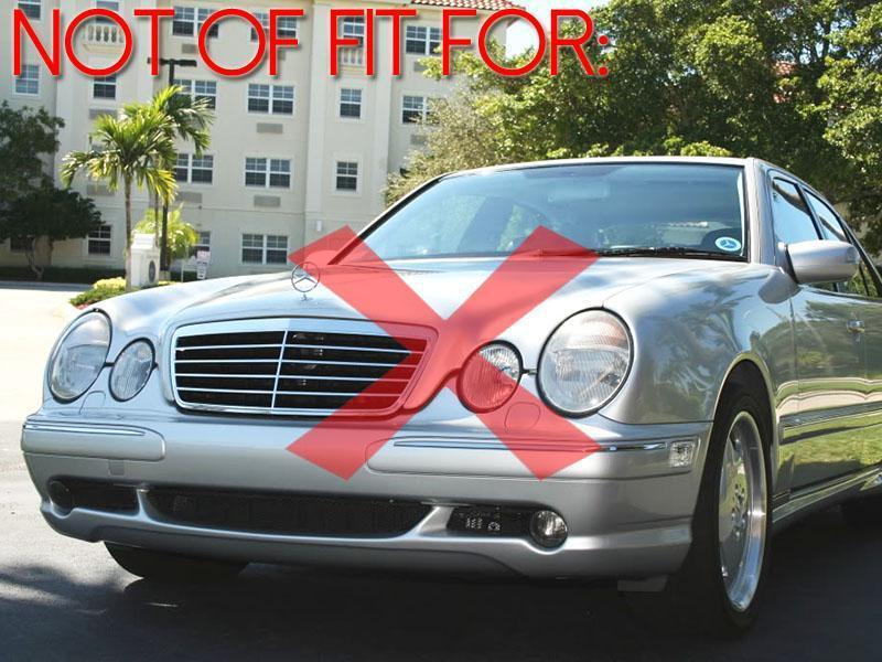 1996 - 1992 Mercedes E Class W210 Crystal Clear Glass OEM Replacement Fog Light