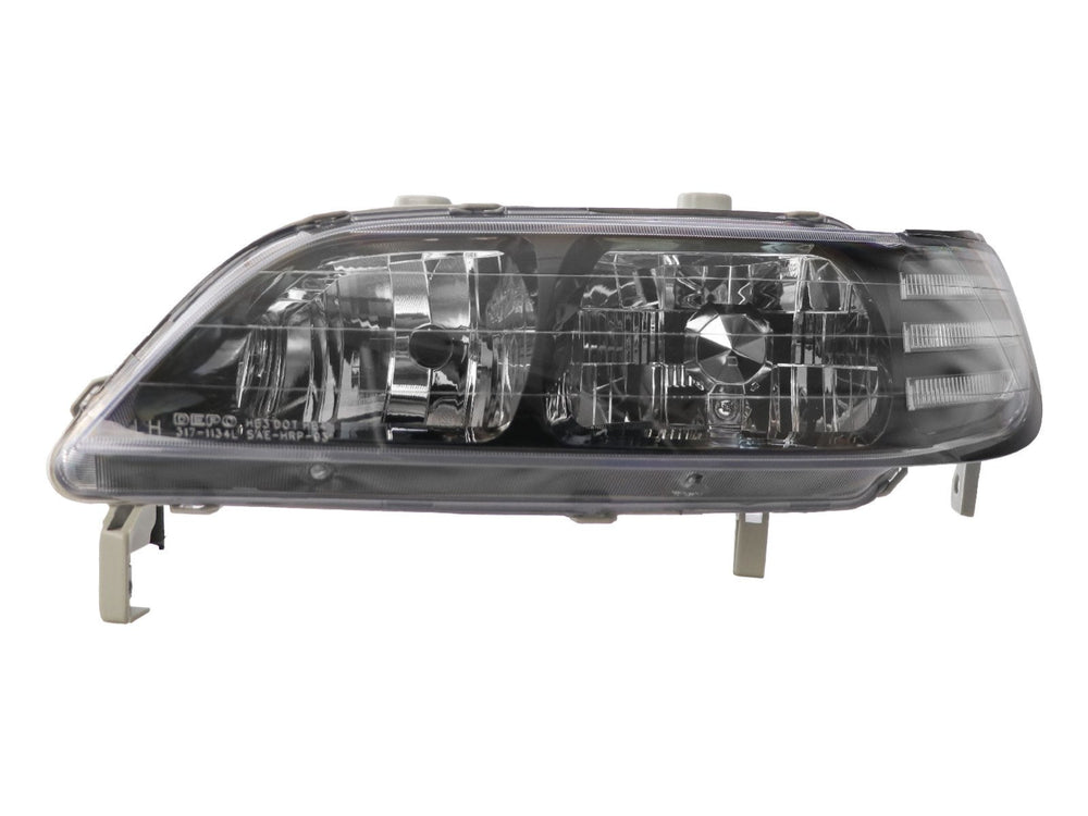 1997 - 1992 Acura CL JDM Black Housing Headlight W/ Clear Corner Light