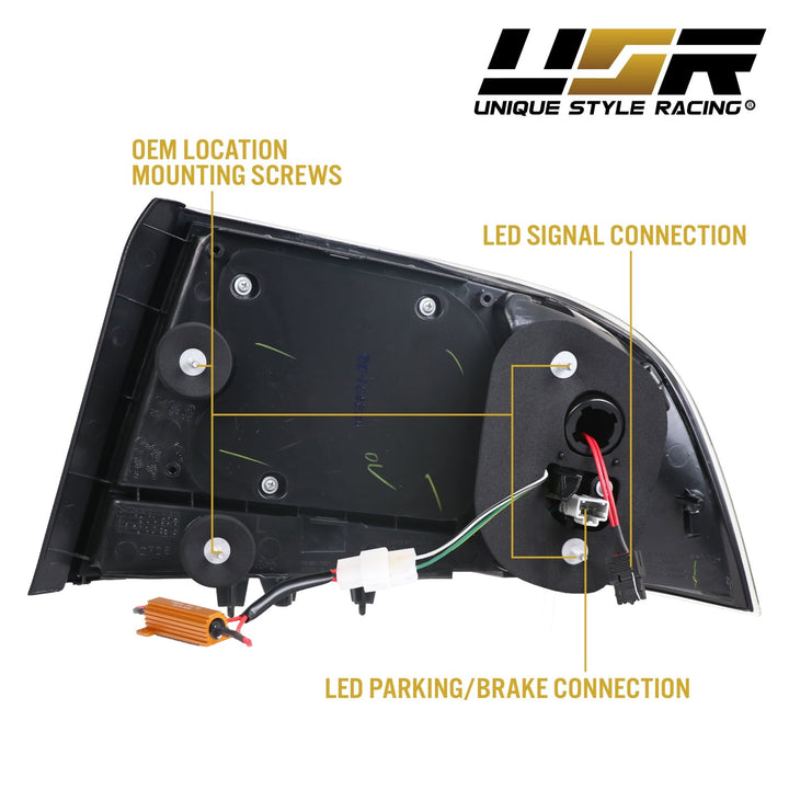 2006-2008 Acura TL Clear Corner DIFFUSER Bi-Xenon D2S Projector Headlight
#optional-items_headlights-and-nsx-style-smoke-bar-tail-lights