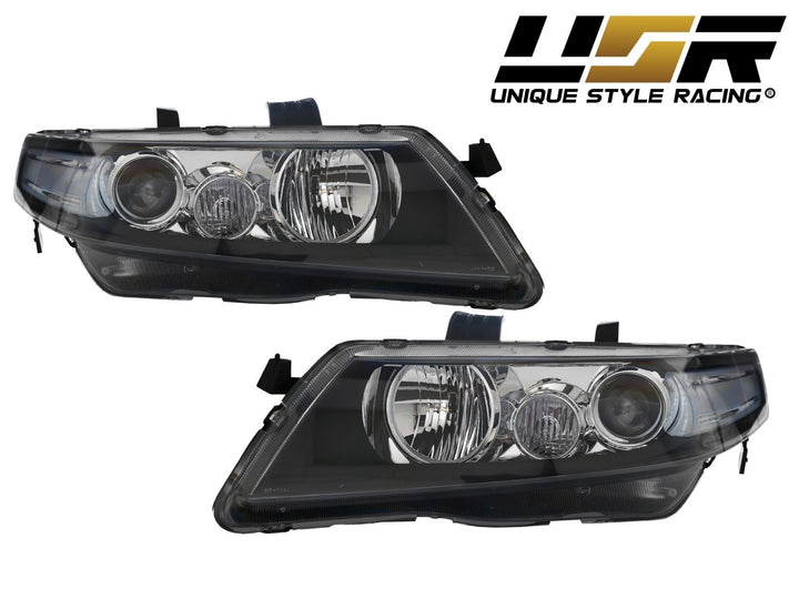 2004 - 2005 Acura TSX JDM CL7 Blue Corner D2S Projector Headlights