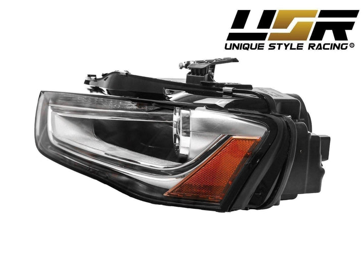 2013 - 2016 Audi A4 B8 Sedan / Wagon Black Housing LED DRL S4 Projector Style Headlights