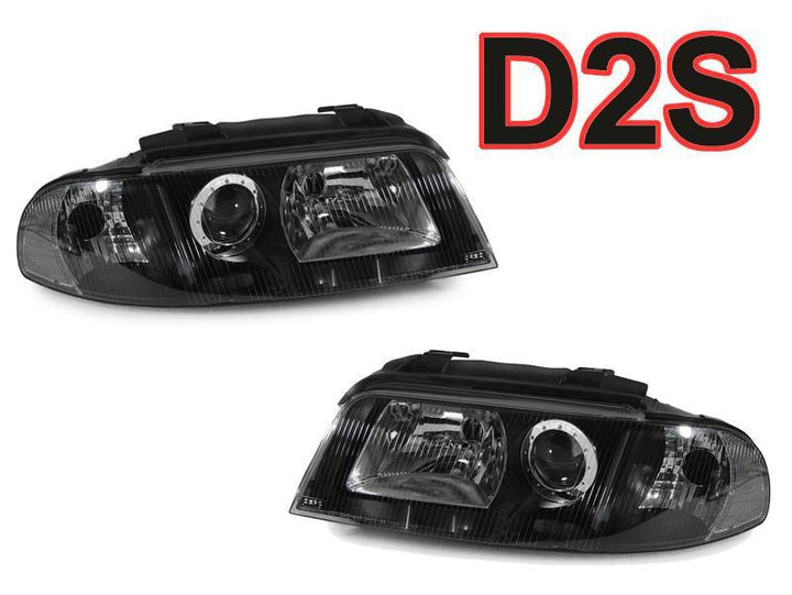 1992 - 2001 Audi A4 B5.5 / 2000 - 2002 S4 Xenon Model OEM Replacement D2S Projector Headlight With Clear Corner Lens