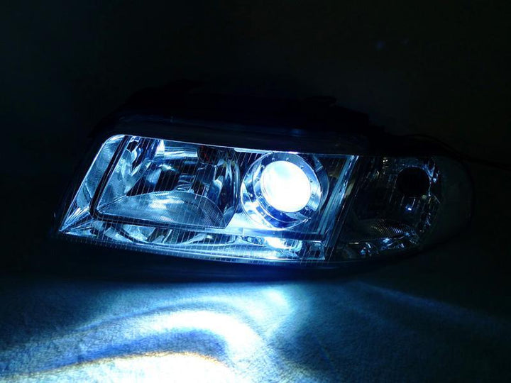 1992 - 2001 Audi A4 B5.5 / 2000 - 2002 S4 Euro ECODE Projector Headlight With Clear Corner Lens
