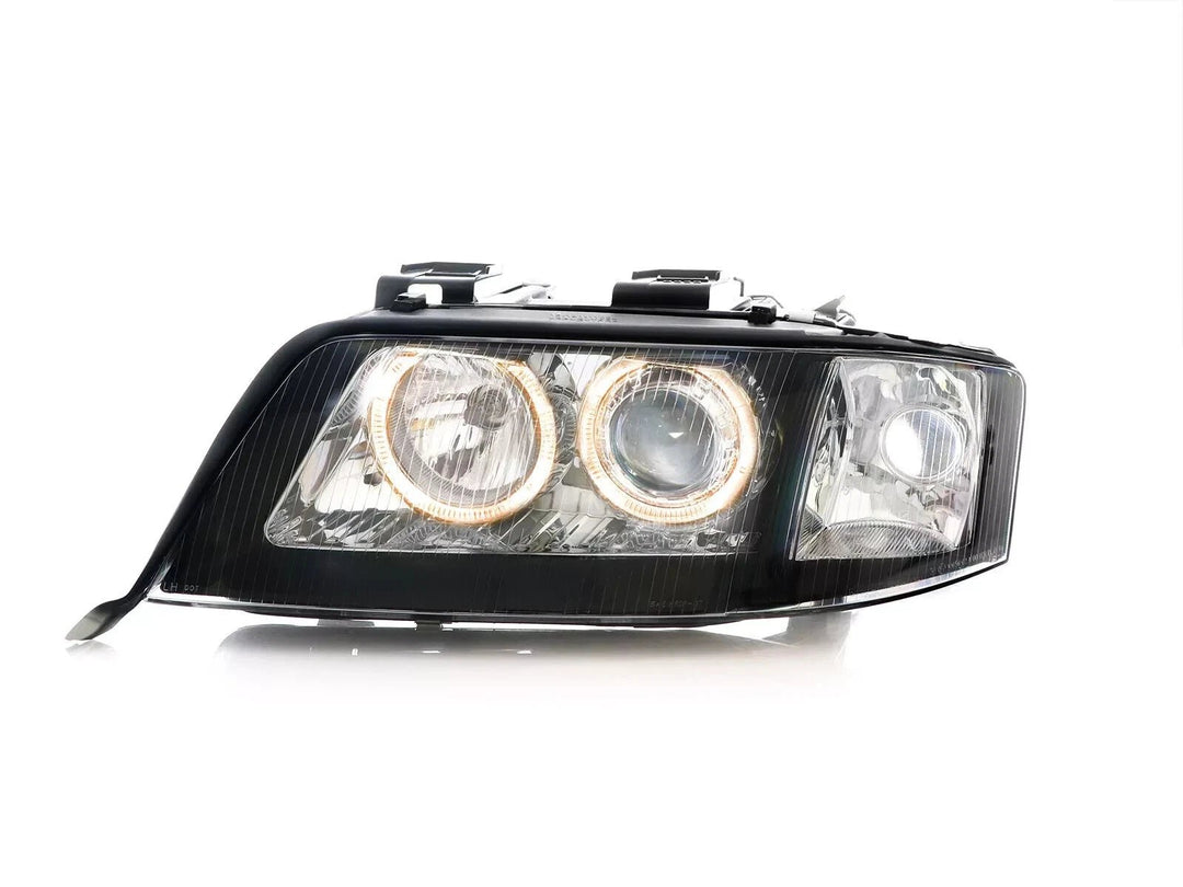 1998 - 2001 Audi A6 C5 NonV8 Models Xenon D2S Model Angel Eye Halo Projector Headlight