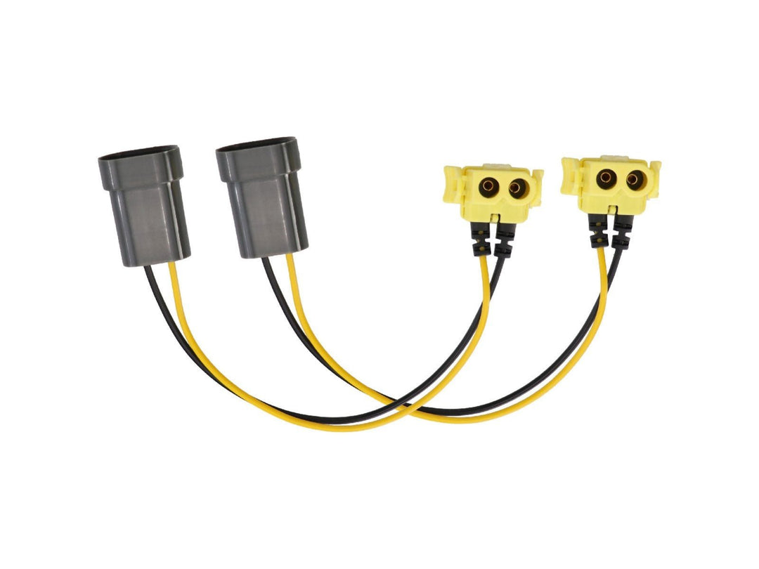 1984 - 1991 BMW E30 3 Series Euro Smiley Cross Hair Projector Glass Lens Headlights