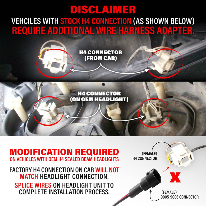 1984 - 1991 BMW E30 3 Series Euro Smiley Cross Hair Projector Glass Lens Headlights