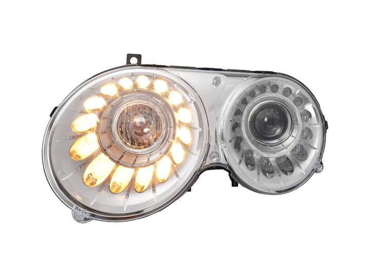 2004 - 2010 Bentley Continental / Flying Spur OEM Facelift Style LED BiXenon Projector Headlight
#housing-color_chrome-housing