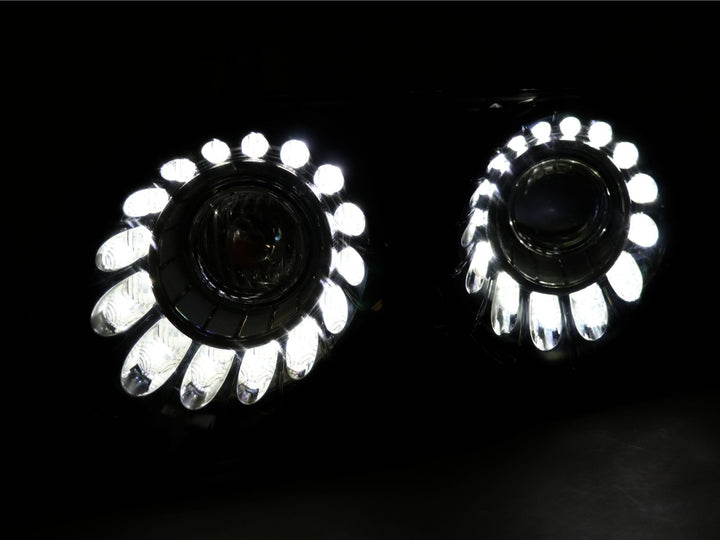 2004 - 2010 Bentley Continental / Flying Spur OEM Facelift Style LED BiXenon Projector Headlight
#housing-color_black-housing