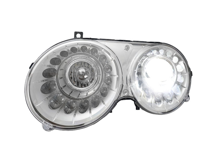 2004 - 2010 Bentley Continental / Flying Spur OEM Facelift Style LED BiXenon Projector Headlight
#housing-color_chrome-housing