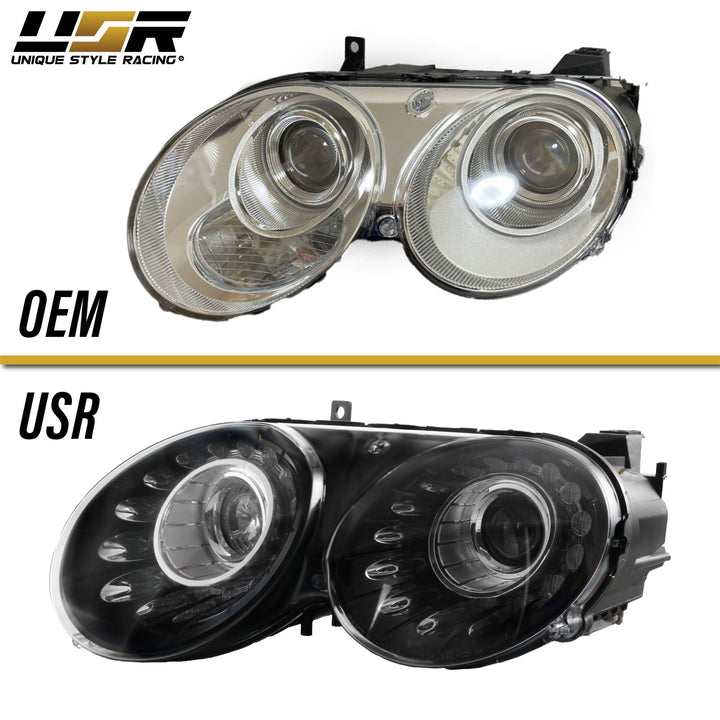 2004 - 2010 Bentley Continental / Flying Spur OEM Facelift Style LED BiXenon Projector Headlight
#housing-color_black-housing