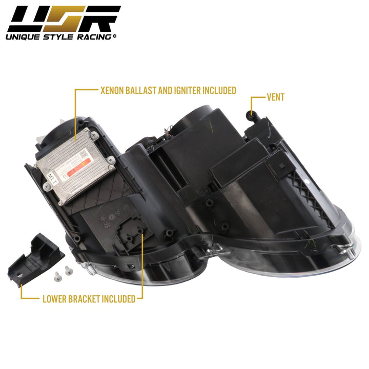 2004 - 2010 Bentley Continental / Flying Spur OEM Facelift Style LED BiXenon Projector Headlight
#housing-color_black-housing