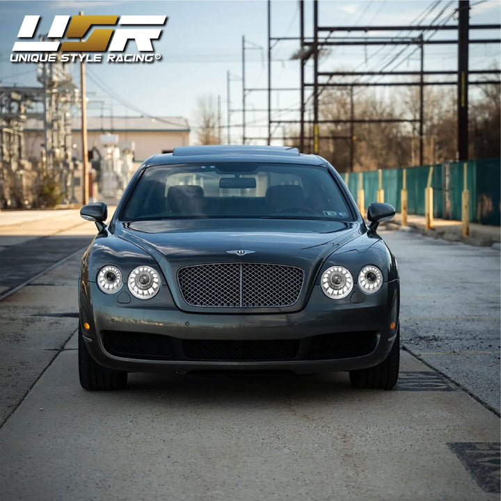 2004 - 2010 Bentley Continental / Flying Spur OEM Facelift Style LED BiXenon Projector Headlight
#housing-color_chrome-housing