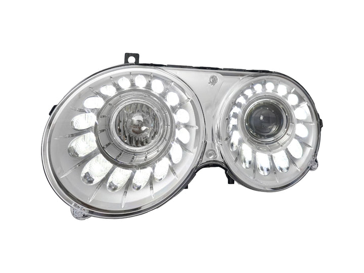 2004 - 2010 Bentley Continental / Flying Spur OEM Facelift Style LED BiXenon Projector Headlight
#housing-color_chrome-housing