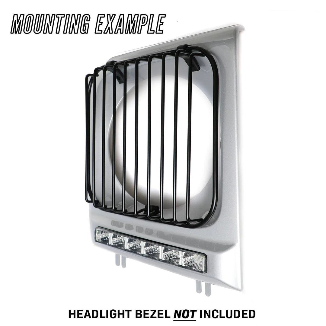 2002 - 2006 Mercedes Benz G Class Wagon W463 Safari Style Stone Guard Grills