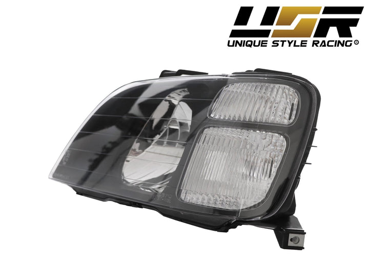 1997 - 2001 Honda CRV CRV JDM Style Black Housing Clear Corner Headlights