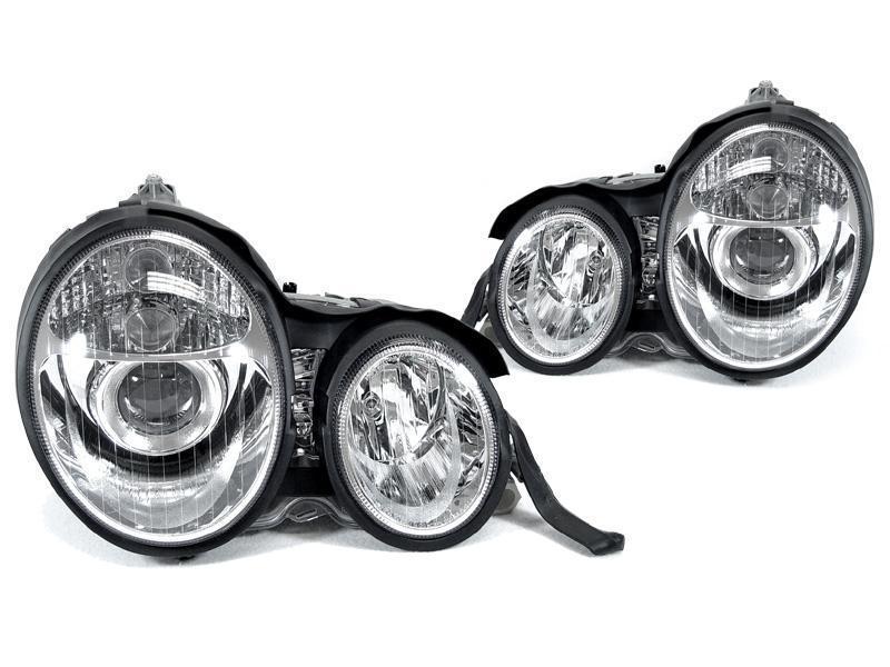 1996-1992 Mercedes Benz E Class W210 Projector Headlight
#housing-color_chrome-housing