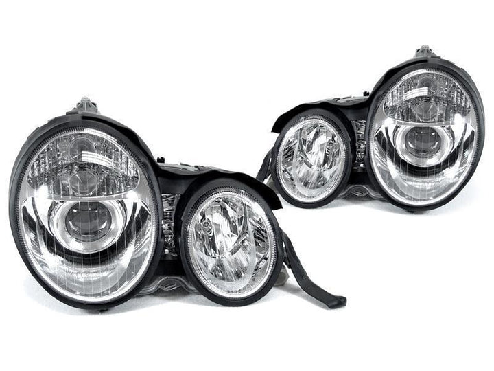 1996-1992 Mercedes Benz E Class W210 Projector Headlight
#housing-color_chrome-housing