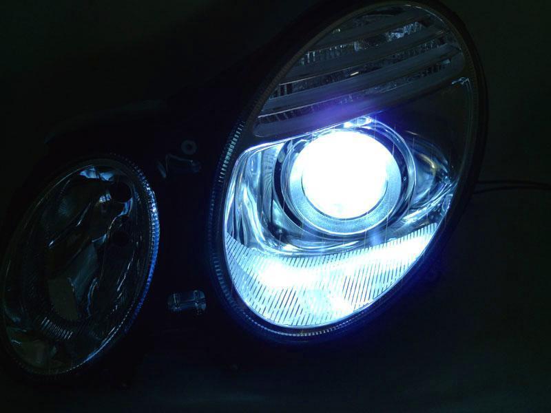2003 - 2006 Mercedes Benz E Class W211 Facelift Style Projector Headlight For Stock BiXenon Model Without AFS