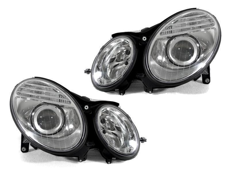 2003 - 2006 Mercedes Benz E Class W211 Facelift Style Projector Headlight For Stock BiXenon Model Without AFS