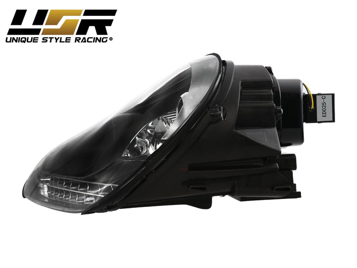 2003 - 2006 Porsche Cayenne 955 9PA Black Projector Headlights For Factory Halogen Models