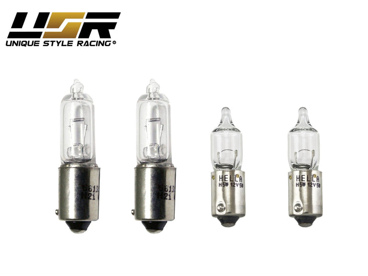 1992 - 2004 VW Jetta 4 IV / Bora Black or Chrome E Code OE Xenon Replica Style Projector Headlights for Halogen Models Only