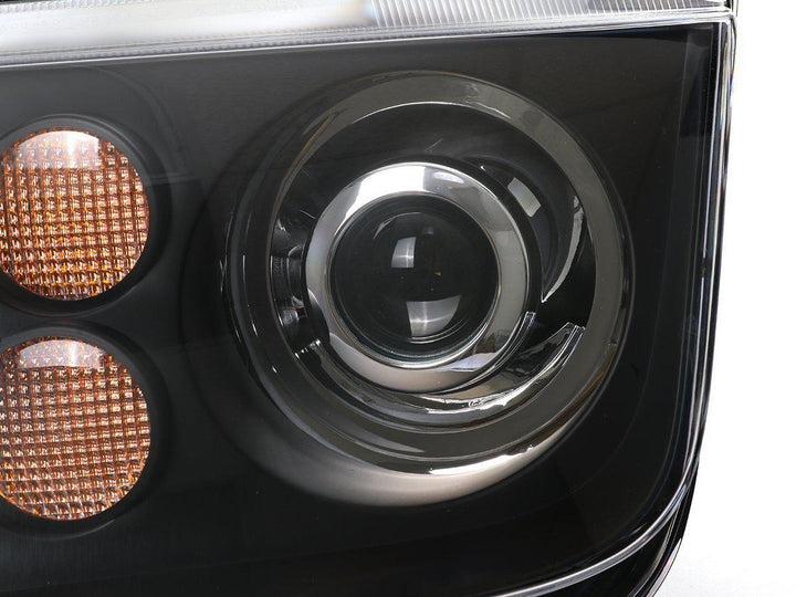1992 - 2004 VW Jetta 4 IV / Bora Black or Chrome E Code OE Xenon Replica Style Projector Headlights for Halogen Models Only