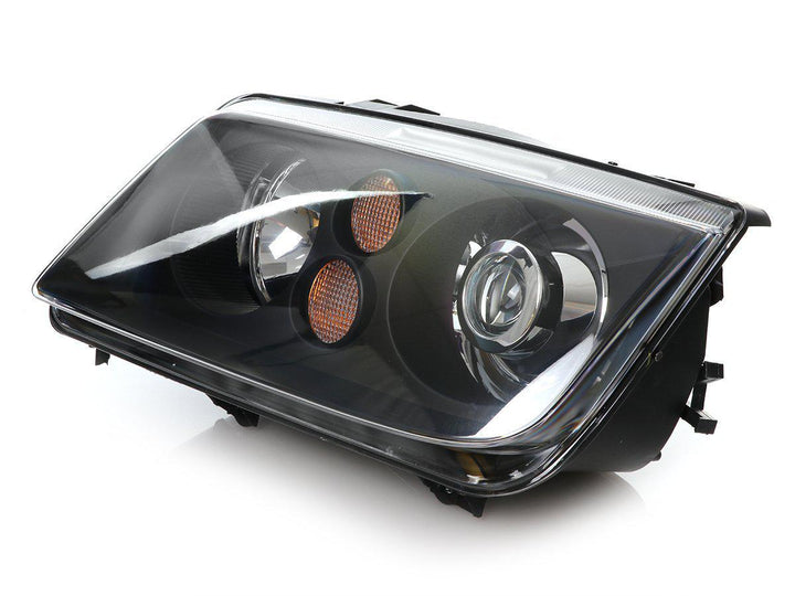 1992 - 2004 VW Jetta 4 IV / Bora Black or Chrome E Code OE Xenon Replica Style Projector Headlights for Halogen Models Only