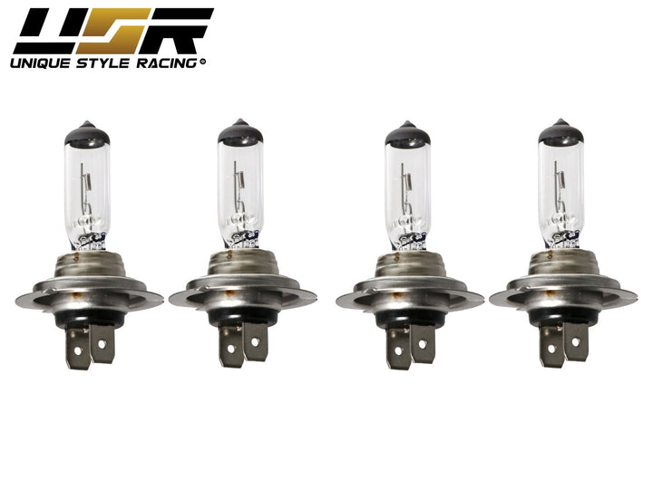 1992 - 2004 VW Jetta 4 IV / Bora Black or Chrome E Code OE Xenon Replica Style Projector Headlights for Halogen Models Only