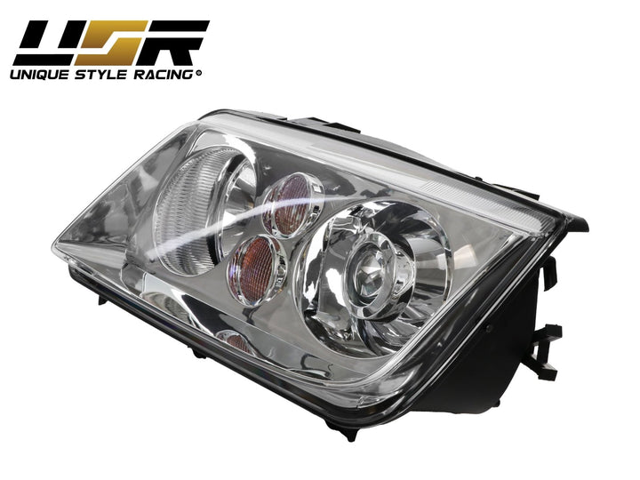 1992 - 2004 VW Jetta 4 IV / Bora Black or Chrome E Code OE Xenon Replica Style Projector Headlights for Halogen Models Only