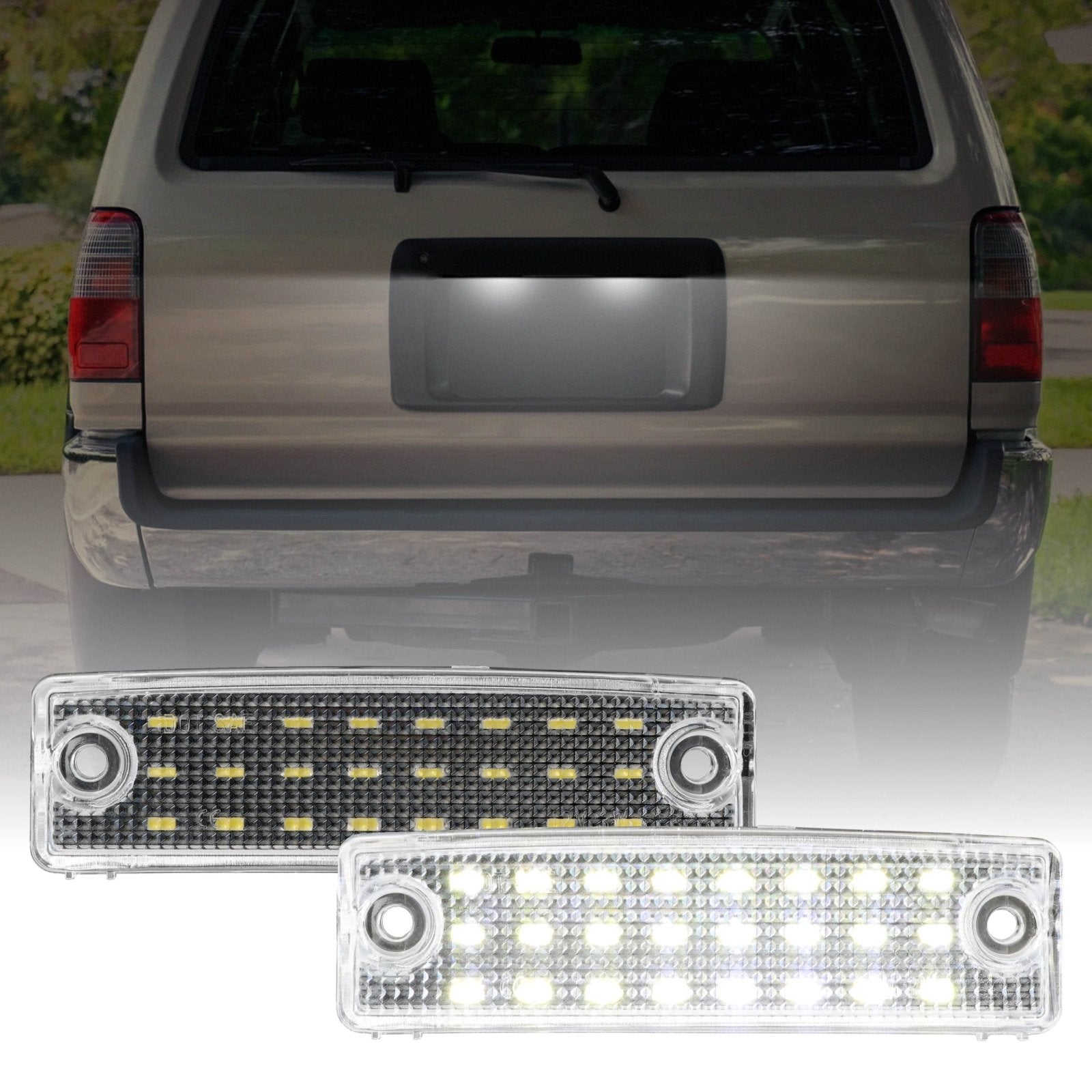 1996-2023 Toyota 4Runner White LED License Plate Light – Unique