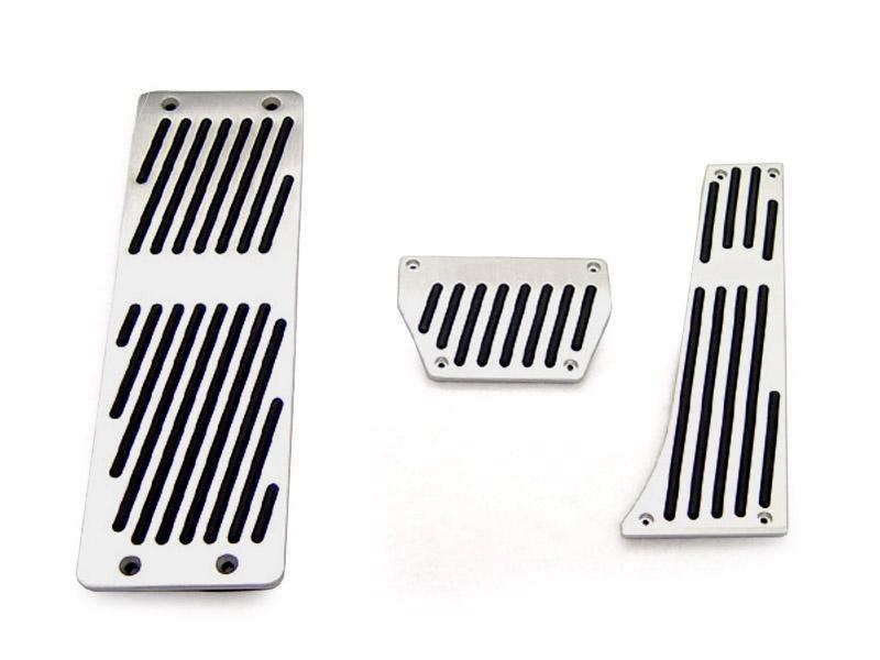 BMW E30/E32/E34E36/X5/Z3 3/5/7 Series Aluminum With Rubber Insert Pedals / Footrest Dead Pedal / Handbrake