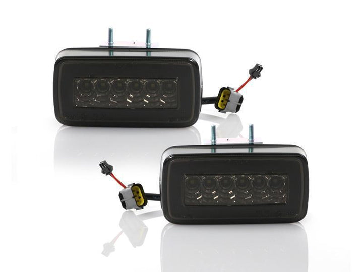 2002 - 2018 Mercedes W463 G Class Wagon USA Red/Clear or Smoke LED Light Bar Rear Bumper Reverse + Fog Lamp