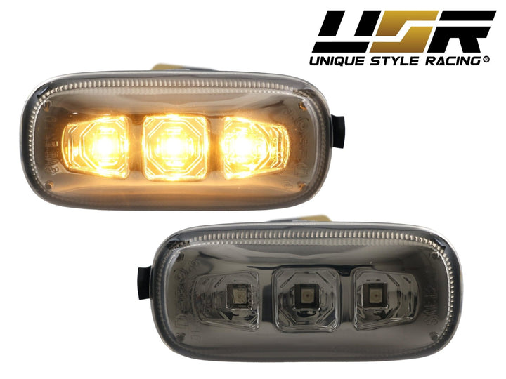 2002 - 2008 Audi A4 S4 B6 B7 / 2006 - 2008 A3 S3 8P / 0211 A6 S6 C5 C6 / 0409 A8 D3 / 0811 TT 8J Crystal Clear or Smoke LED Fender Side Marker Light