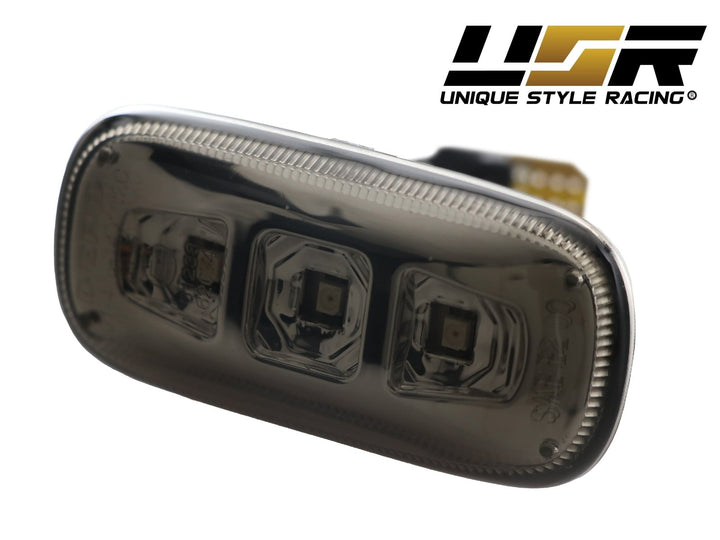 2002 - 2008 Audi A4 S4 B6 B7 / 2006 - 2008 A3 S3 8P / 0211 A6 S6 C5 C6 / 0409 A8 D3 / 0811 TT 8J Crystal Clear or Smoke LED Fender Side Marker Light