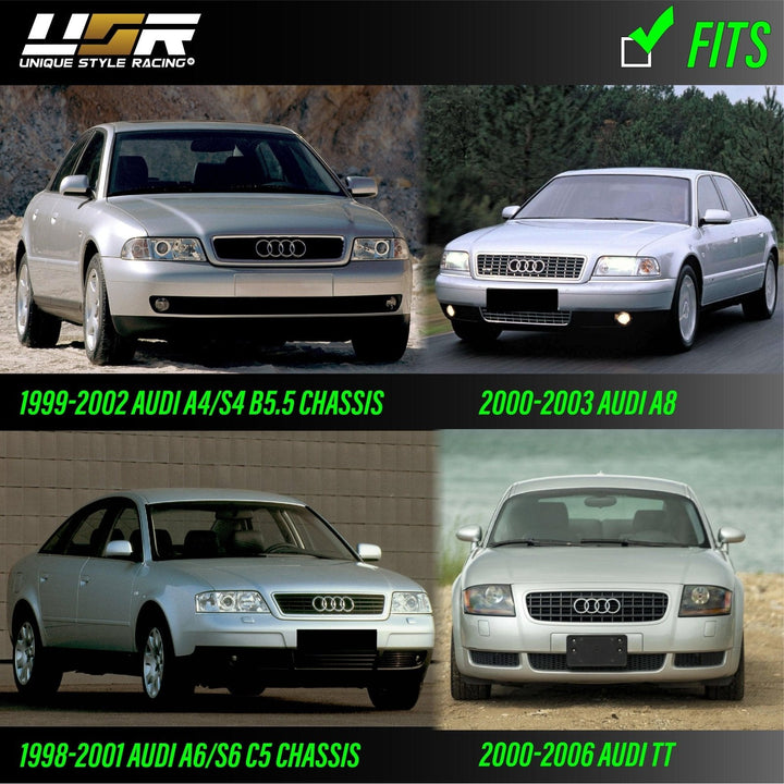 1992 - 2001 Audi A4 / 2000 - 2002 S4 B5.5 / 2000 - 2003 A8 D2 / 2000 - 2006 TT Clear or Smoke Fender Side Marker Light