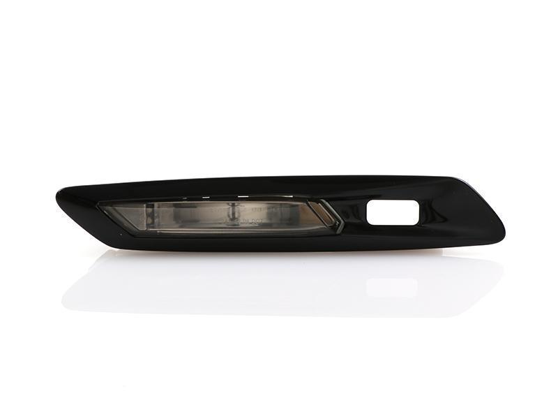 2011 - 2016 BMW 5 Series F10 / F11 with Park Assist Glossy Black/Smoke LED Fender Side Marker Light