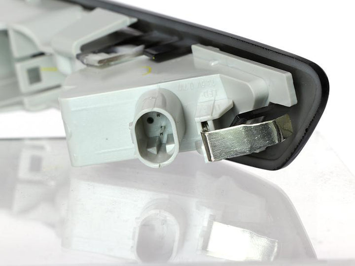 2011 - 2016 BMW 5 Series F10 / F11 with Park Assist Glossy Black/Smoke LED Fender Side Marker Light