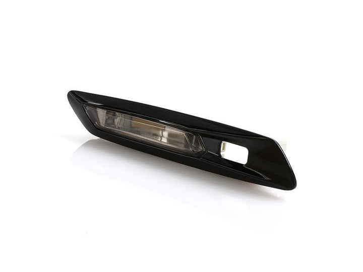 2011 - 2016 BMW 5 Series F10 / F11 with Park Assist Glossy Black/Smoke LED Fender Side Marker Light