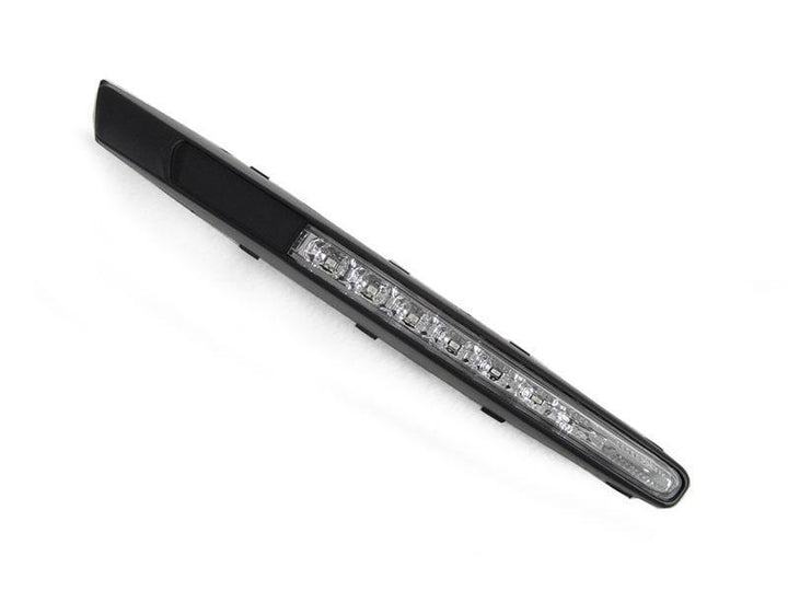 2008 - 2012 BMW 3 Series E90/E92/E93 M3 Clear or Smoke LED Fender Side Grill With Side Marker Light, Optional TriColor / Monochrome Badges