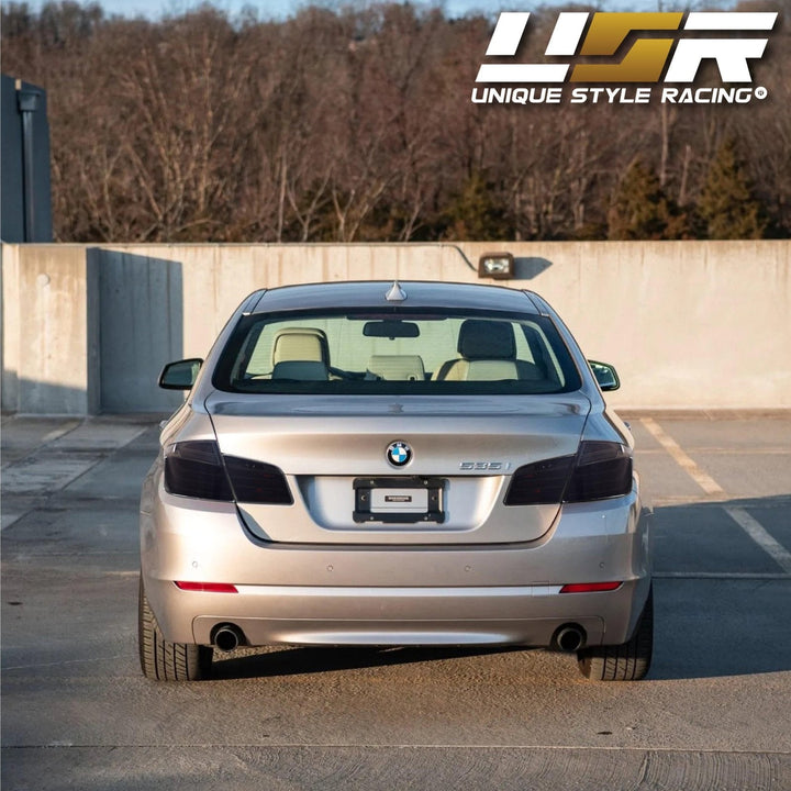 2011 - 2016 BMW F10 5 Series 4D Sedan OEM LCI Blackline Style Smoke Lens LED Tail Light