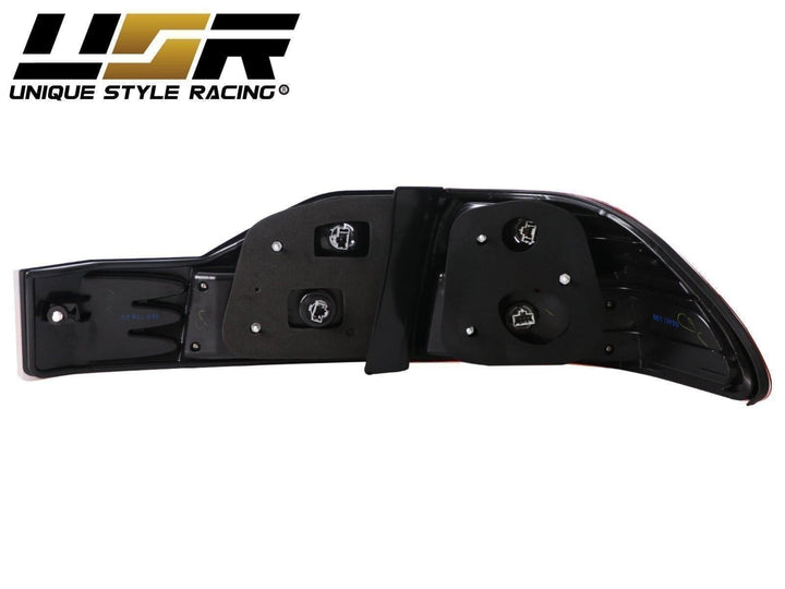 2001 - 2002 Honda Accord Sedan EX / V6 Red/Clear LED Tail Lights