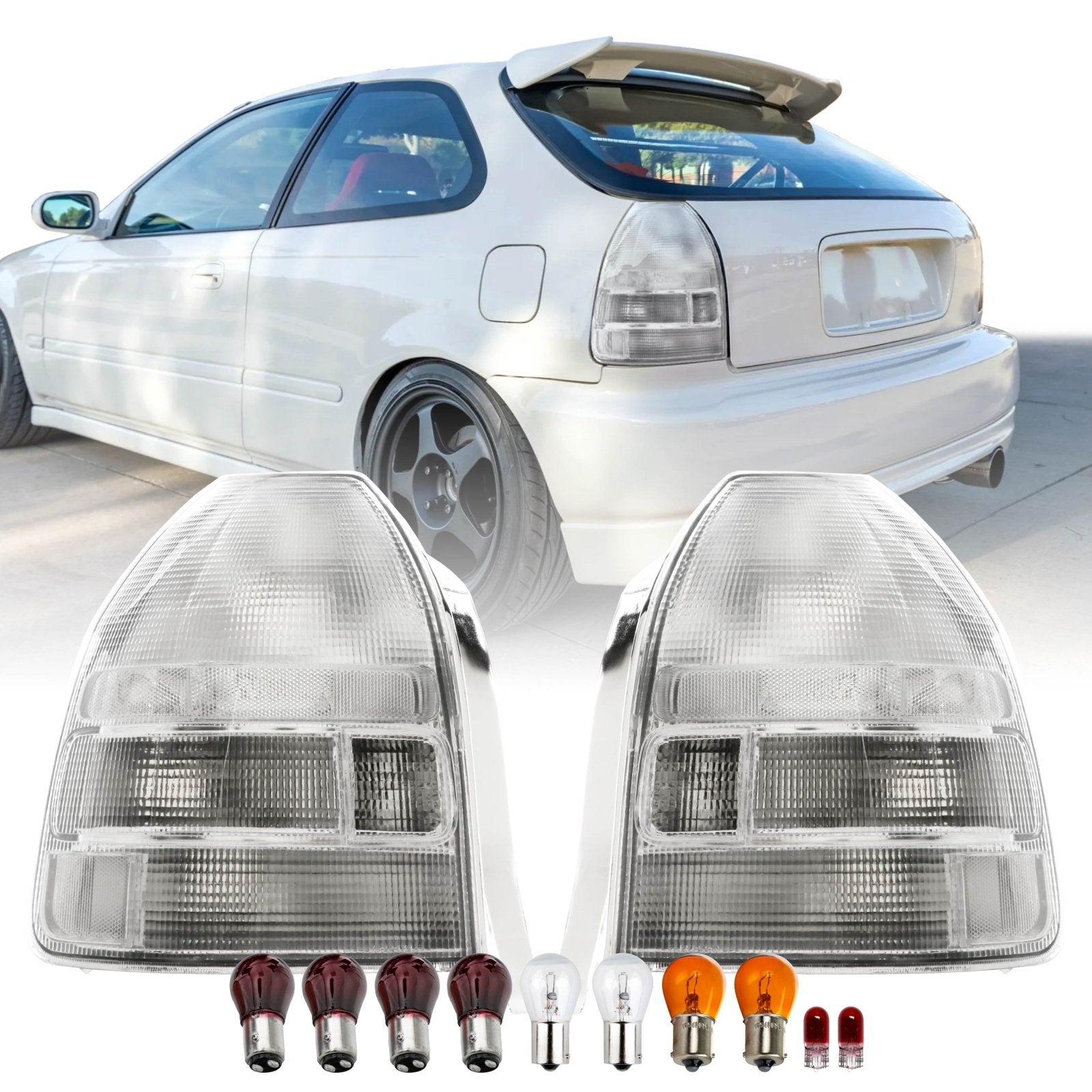 1996-2000 Civic EK Clear Tail Lights 1996-2000 Civic EK Clear Tail Lights