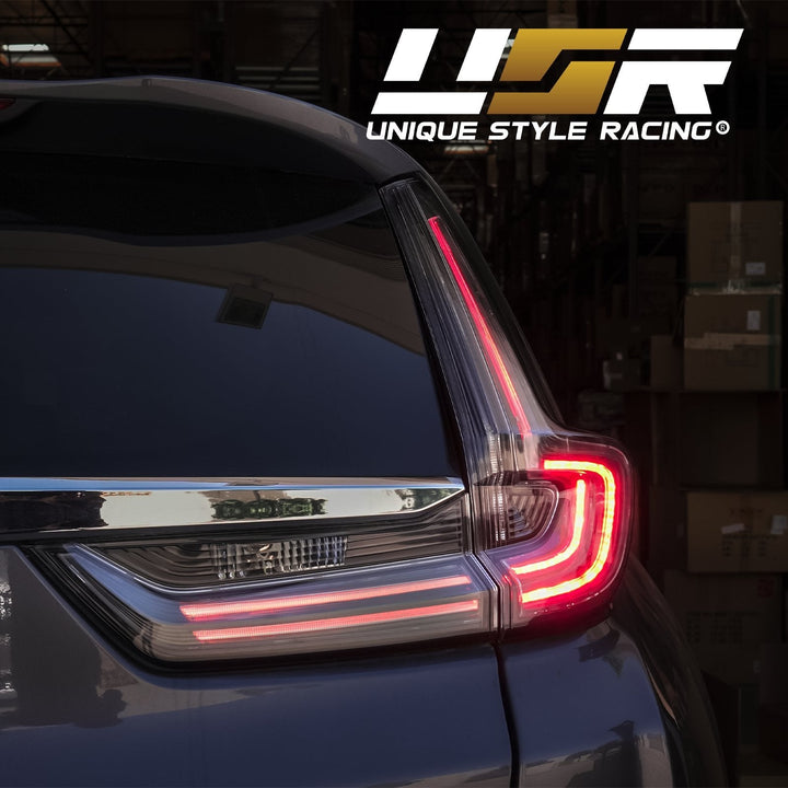 2017 - 2022 Honda CR - V Black Housing Clear Lens LED 4 Piece Tail Lights