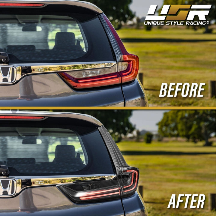 2017 - 2022 Honda CR - V Black Housing Clear Lens LED 4 Piece Tail Lights