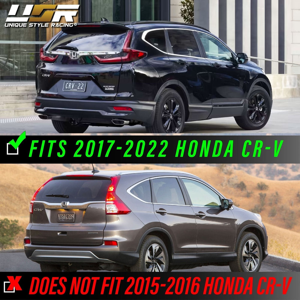 2017 - 2022 Honda CR - V Black Housing Clear Lens LED 4 Piece Tail Lights