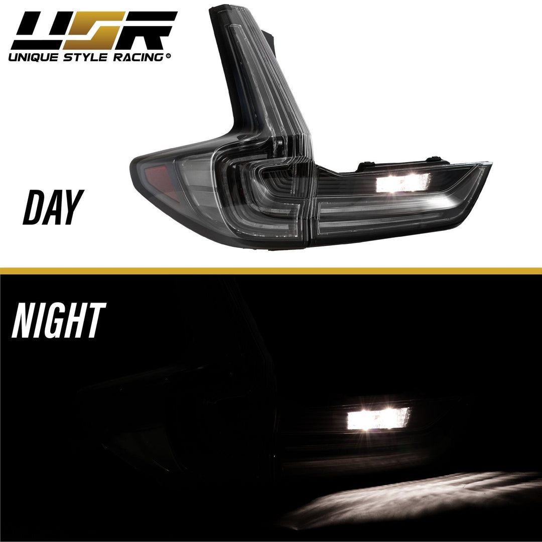 2017 - 2022 Honda CR - V Black Housing Clear Lens LED 4 Piece Tail Lights