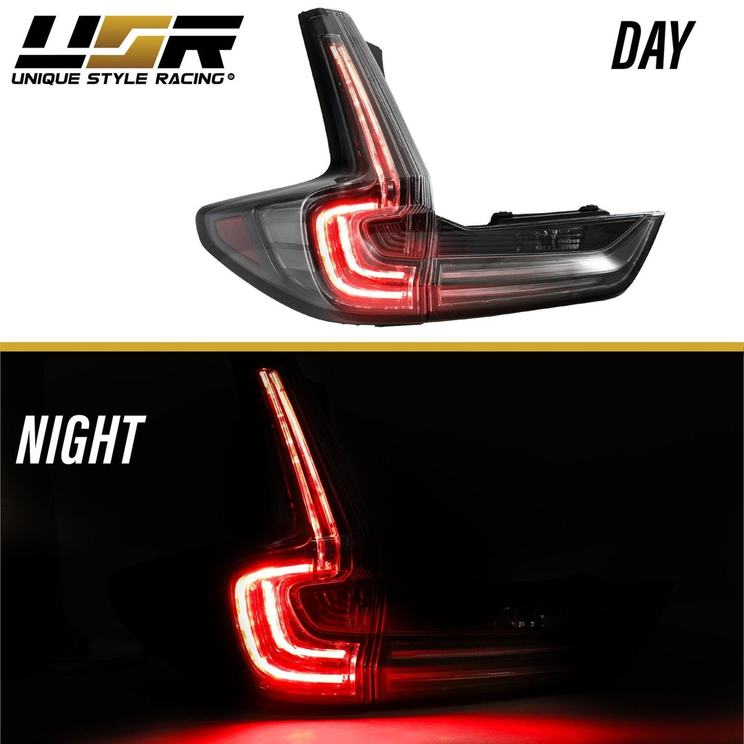 2017 - 2022 Honda CR - V Black Housing Clear Lens LED 4 Piece Tail Lights
