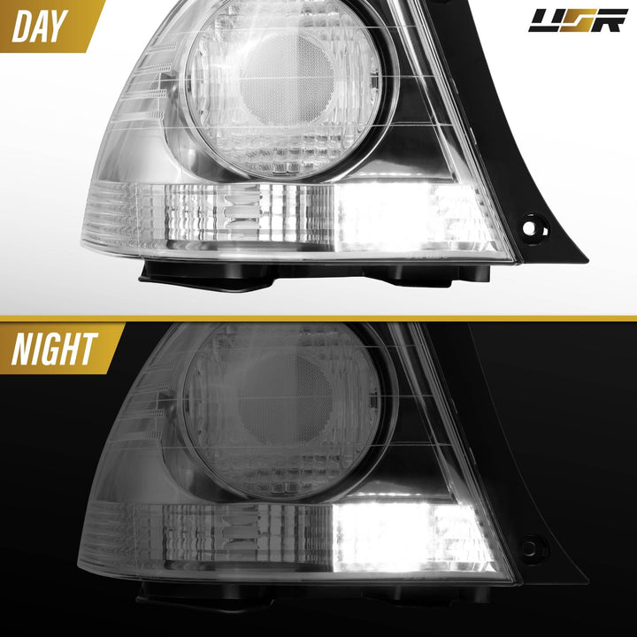 2001-2005 Lexus IS300/IS200 All Clear Lens 4 Piece Tail Lights
#light-source_led